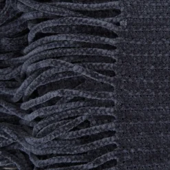 HOMLA Koc Chenille Szenilowy Granatowy 130X170 Cm