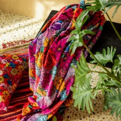 HOMLA Koc Frida Kahlo W Kwiaty 130X170