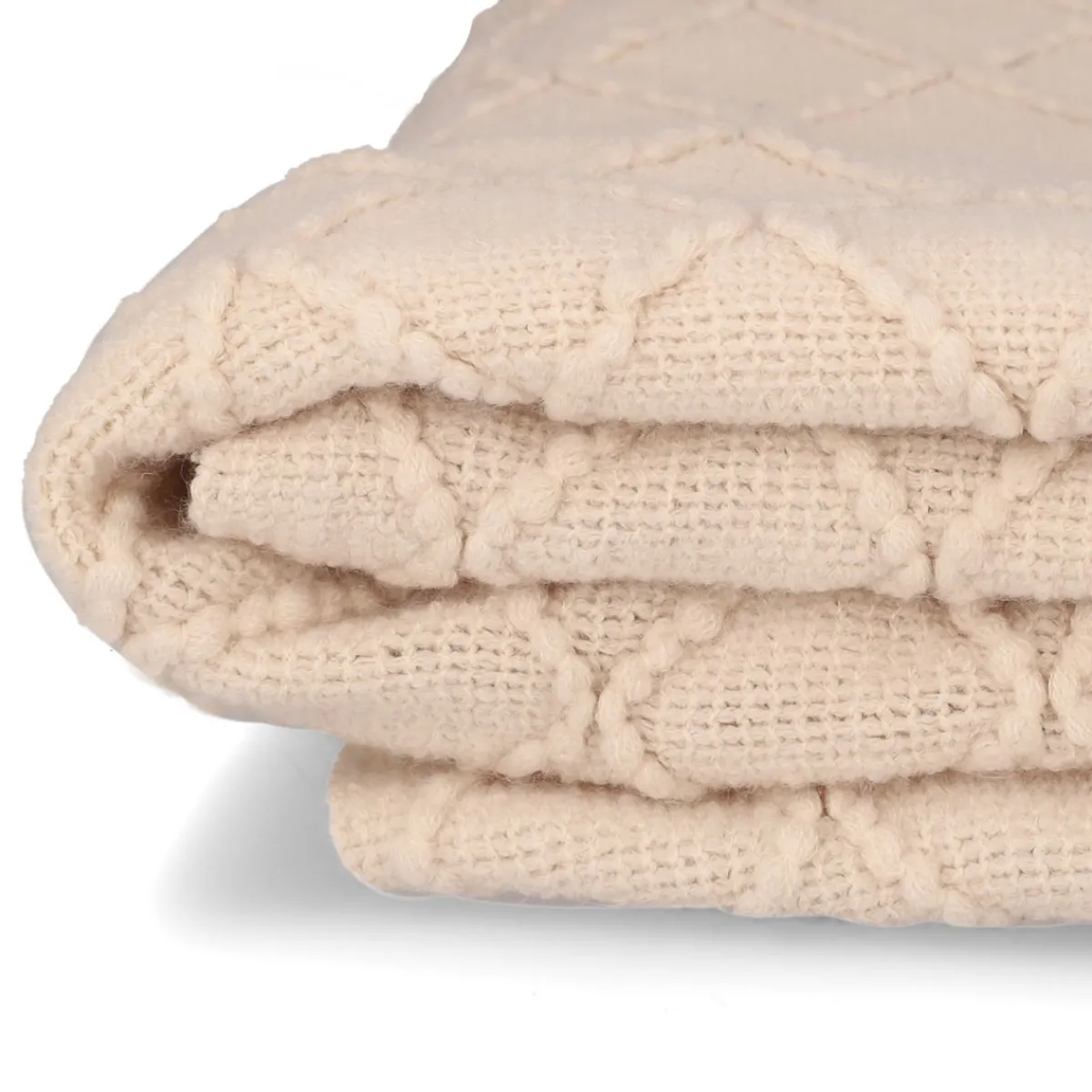 HOMLA Koc Loop W Splot Kulkowy 130X170 Cm