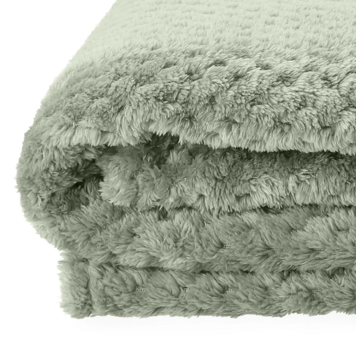 HOMLA Koc Noah Ziarnka Ryzu Pistacjowy 150X200 Cm