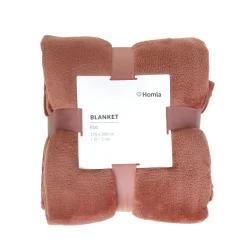 HOMLA Koc Rote Ceglasty 150X200 Cm
