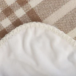 HOMLA Koc Sparre Ii W Karte Bezowy 130X170 Cm