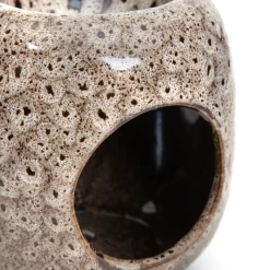 HOMLA Kominek Rufus Ceramiczny Brazowy 11X11X11 Cm