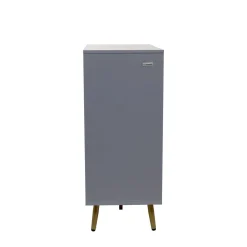 HOMLA Komoda Bodo Grafitowa Z Metalowymi Nogami 80X40X95 Cm