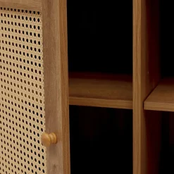 HOMLA Komoda Notto Z Rattanem 74X35X86 Cm