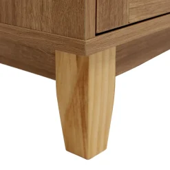 HOMLA Komoda Notto Z Rattanem 110X35X72 Cm