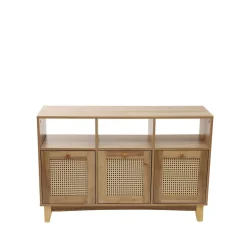 HOMLA Komoda Notto Z Rattanem 110X35X72 Cm