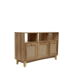 HOMLA Komoda Notto Z Rattanem 110X35X72 Cm