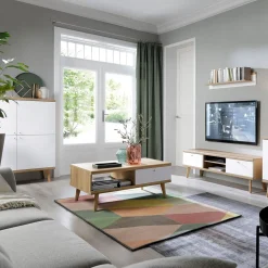 HOMLA Komoda Primo! Dab Riviera 107X134X40 Cm