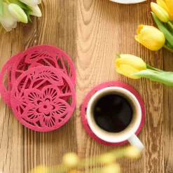 HOMLA Komplet 4 Szt. Podkladek Tonel Rozowa 11.50