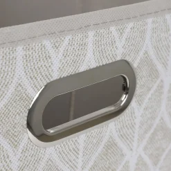 HOMLA Kosz Do Przechowywania Hadria Bezowy 30X30X30 Cm