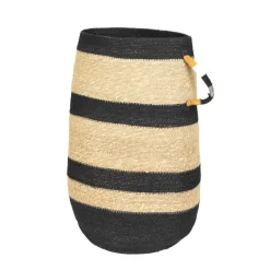 HOMLA Kosz Do Przechowywania Serren Z Kolorowymi Uchwytami 35X35X55 Cm