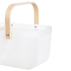 HOMLA Kosz Elijah Bialy 24.5X40X19Cm