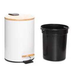 HOMLA Kosz Lazienkowy Maris Bialy 3L