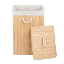 HOMLA Kosz Na Bielizne Kiyo Z Przykrywka 39X29,5X58,5 Cm