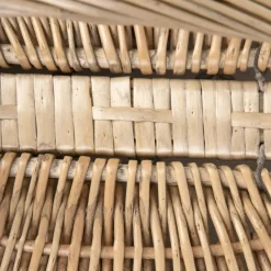 HOMLA Kosz Piknikowy Lorenzo Naturalny W Listki 40X30X18/34 Cm