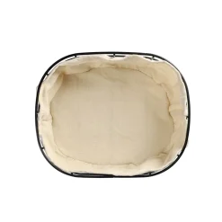 HOMLA Koszyk Duncan Czarny 25X20 Cm