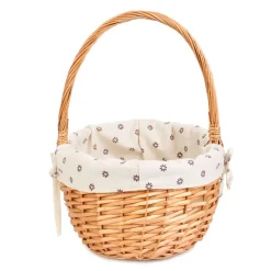 HOMLA Koszyk Norso Z Raczka Naturalny 38 Cm