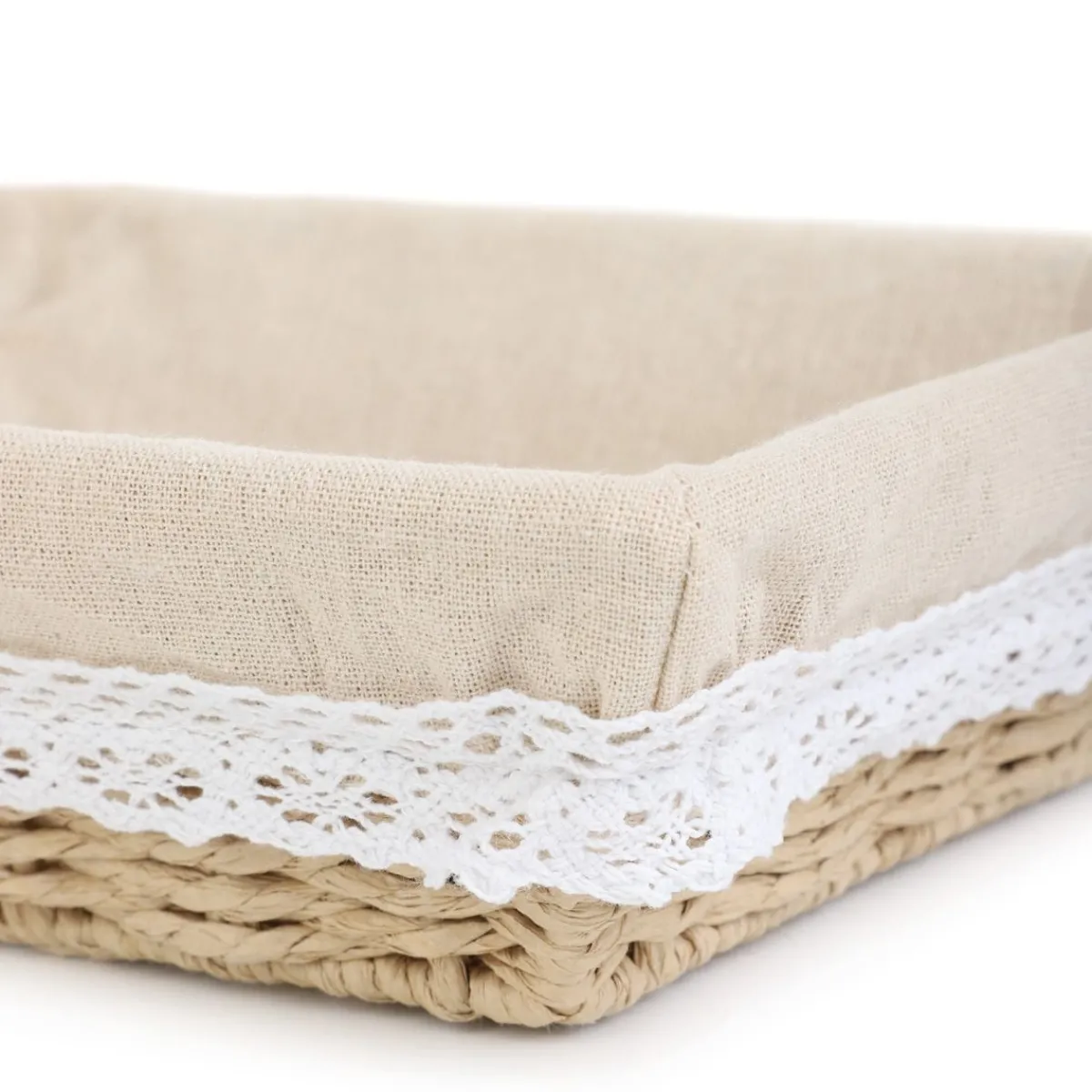 HOMLA Koszyk Viby Do Serwowania Naturalny 22X28 Cm