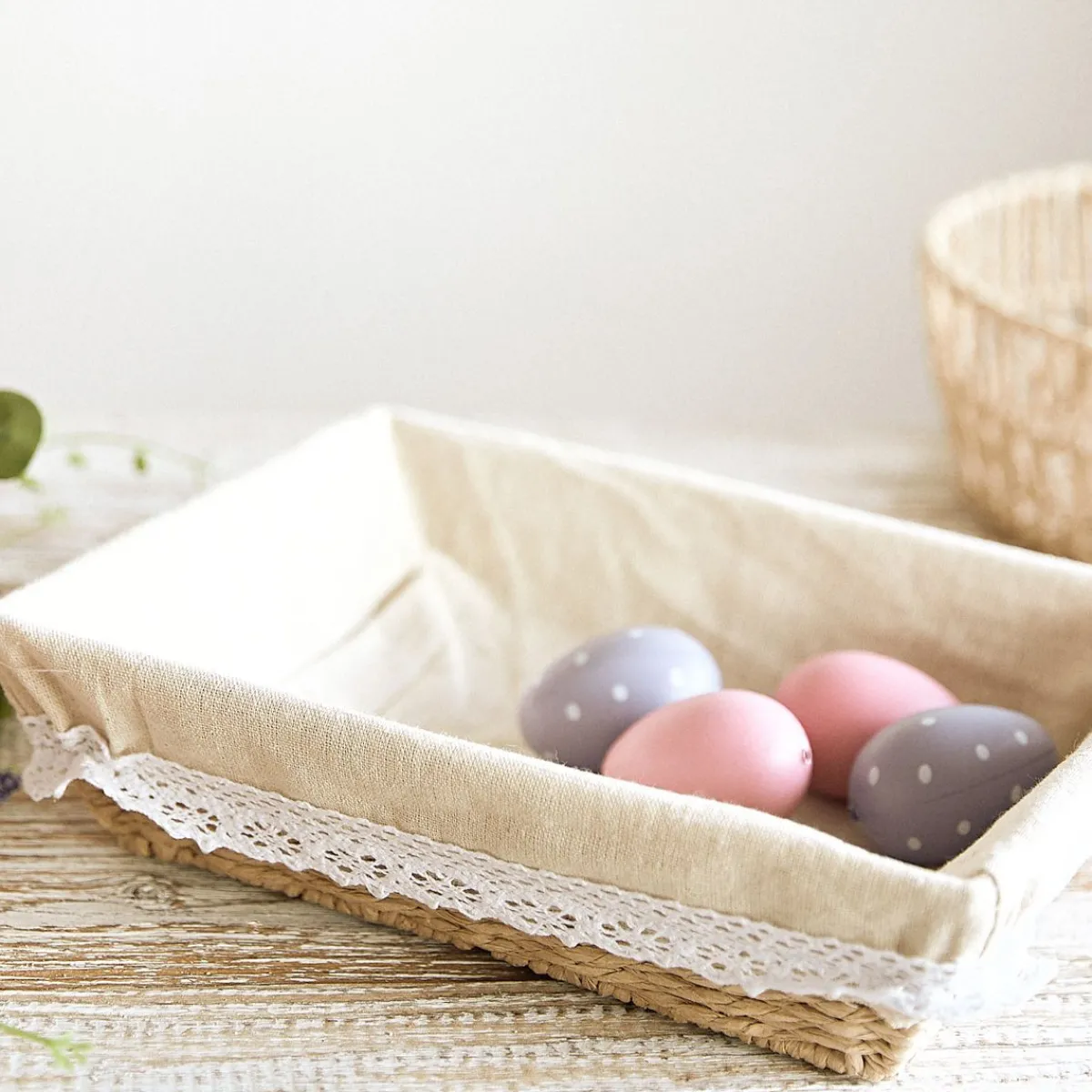 HOMLA Koszyk Viby Do Serwowania Naturalny 22X28 Cm