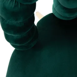 HOMLA Krzeslo Bubble Beam Welurowe Zielone 56,5X52X87 Cm