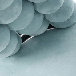 HOMLA Krzeslo Bubble Verse Welurowe Turkusowe 48X65X81 Cm