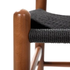 HOMLA Krzeslo Caderia Plecione Brazowe 45X45X76 Cm