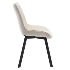 HOMLA Krzeslo Colin W Tkaninie Bezowe 53X61X88 Cm