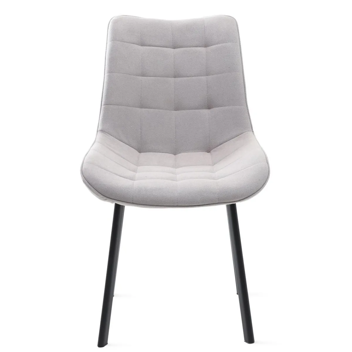 HOMLA Krzeslo Colin W Tkaninie Jasnoszare 53X61X88 Cm