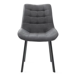 HOMLA Krzeslo Colin W Tkaninie Grafitowe 53X61X88 Cm
