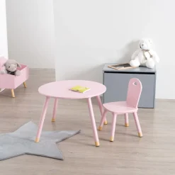 ATMOSPHERA Krzeslo Dzieciece Lazy Rozowe 32X31,5X50 Cm