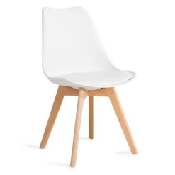 HOMLA Krzeslo Fisco Biale 48X56X82 Cm