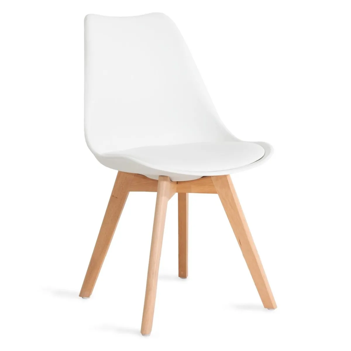 HOMLA Krzeslo Fisco Biale 48X56X82 Cm