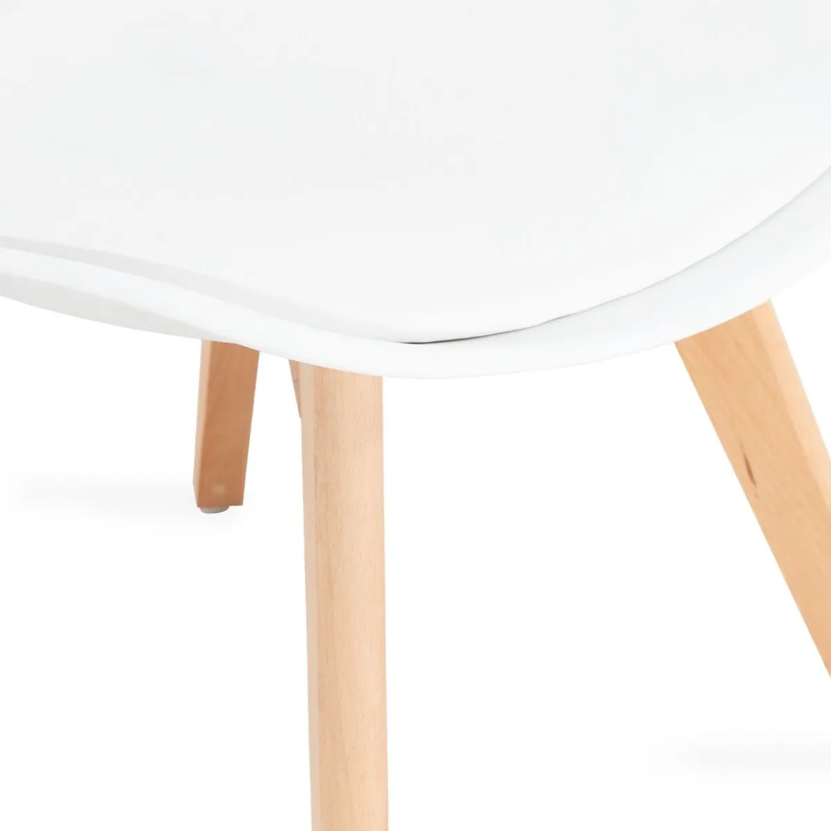 HOMLA Krzeslo Fisco Biale 48X56X82 Cm