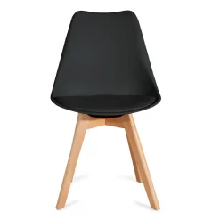 HOMLA Krzeslo Fisco Czarne 48X56X82 Cm