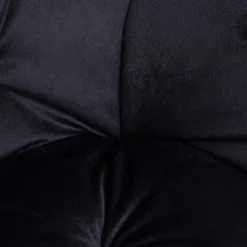 HOMLA Krzeslo Flossi Welurowe Obrotowe Czarne 57X65X90 Cm