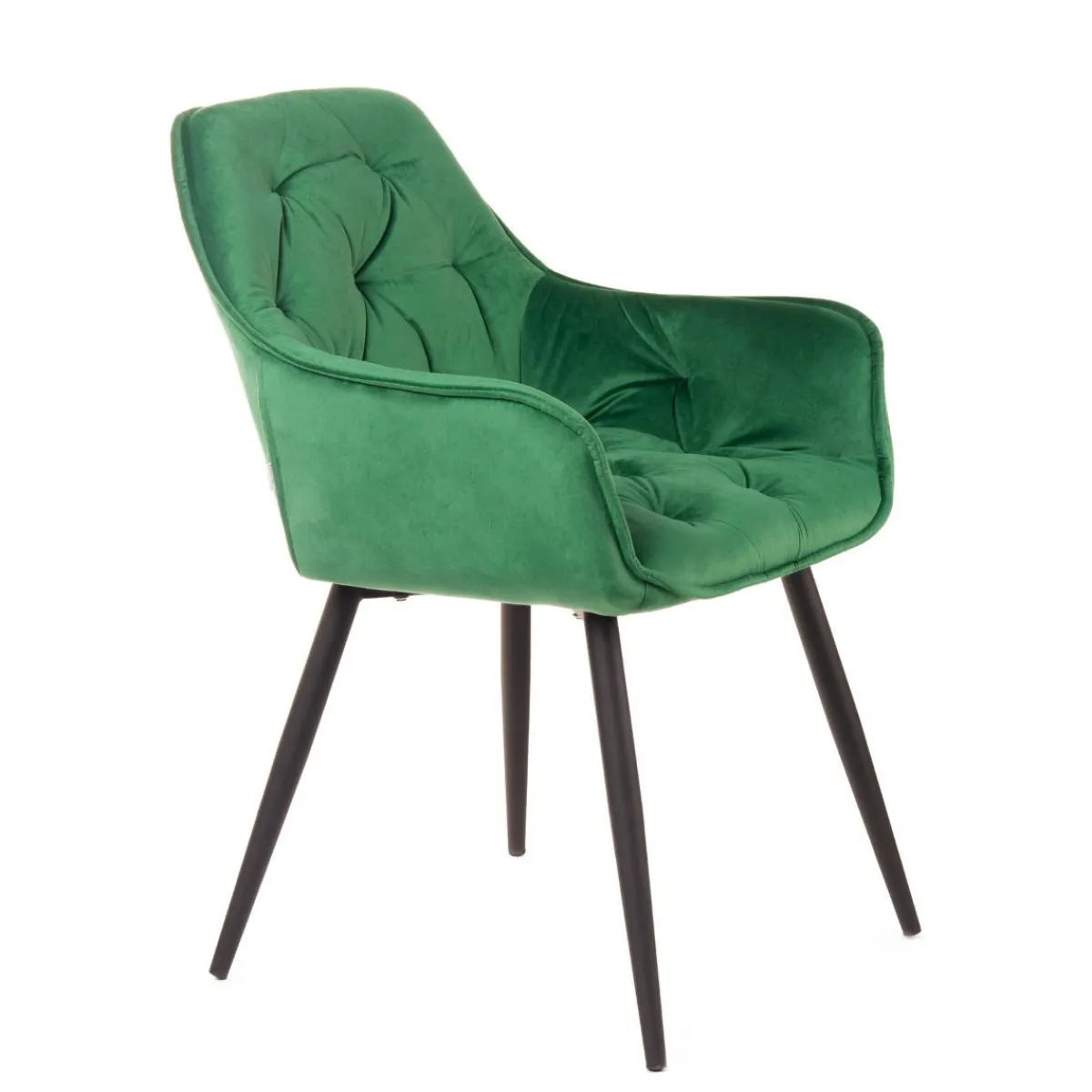 HOMLA Krzeslo Flossi Welurowe Zielone 57X63X84 Cm