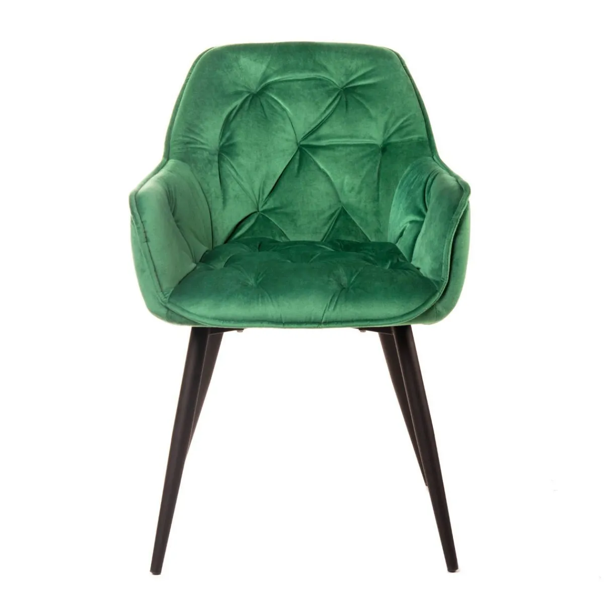 HOMLA Krzeslo Flossi Welurowe Zielone 57X63X84 Cm