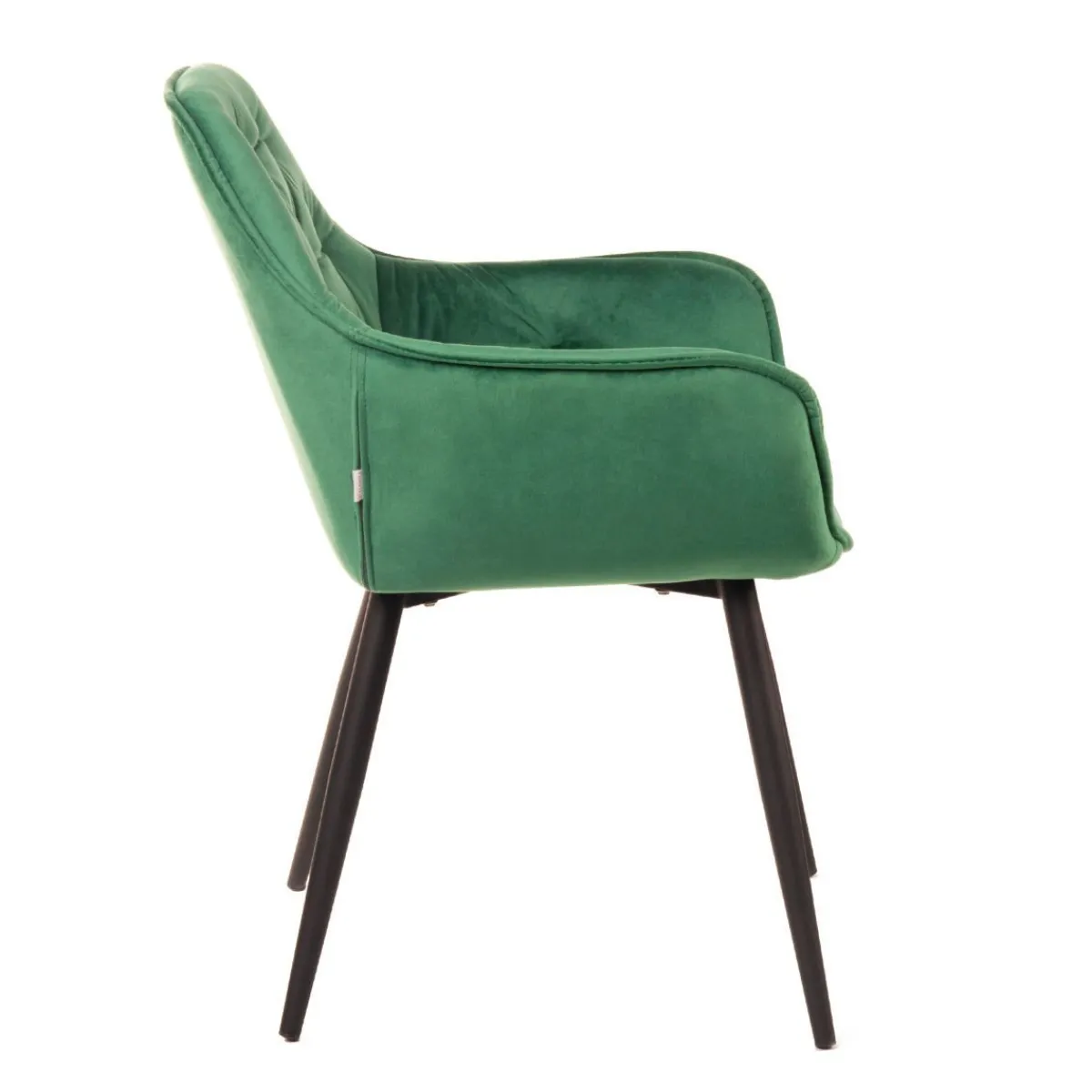 HOMLA Krzeslo Flossi Welurowe Zielone 57X63X84 Cm