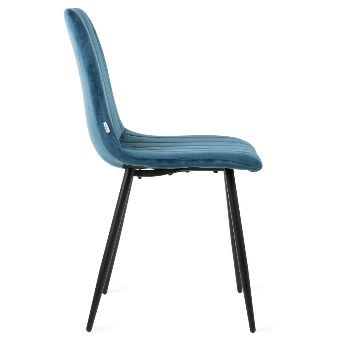 HOMLA Krzeslo Golick Welurowe Granatowe 44X57X88 Cm