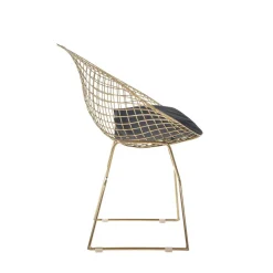 HOMLA Krzeslo Industrial Metalowy 83X64X82 Cm