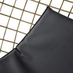 HOMLA Krzeslo Industrial Metalowy 83X64X82 Cm