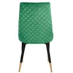 HOMLA Krzeslo Logan Welurowe Zielone 44X44X92 Cm