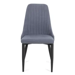 HOMLA Krzeslo Louis Grafitowe 44X59X88 Cm