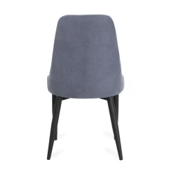 HOMLA Krzeslo Louis Grafitowe 44X59X88 Cm