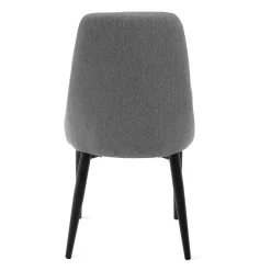 HOMLA Krzeslo Louis Quilter W Tkaninie Szare 44X59X88 Cm