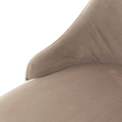 HOMLA Krzeslo Louis Ribbon Welurowe Bezowe 44X59X88 Cm