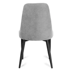 HOMLA Krzeslo Louis W Tkaninie Jasnoszare 44X59X88 Cm