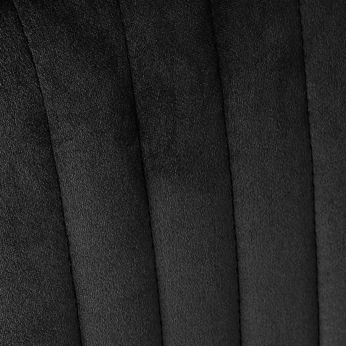 HOMLA Krzeslo Louis Welurowe Czarne 44X59X88 Cm