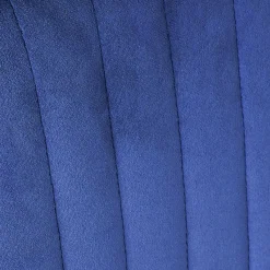 HOMLA Krzeslo Louis Welurowe Granatowe 44X59X88 Cm